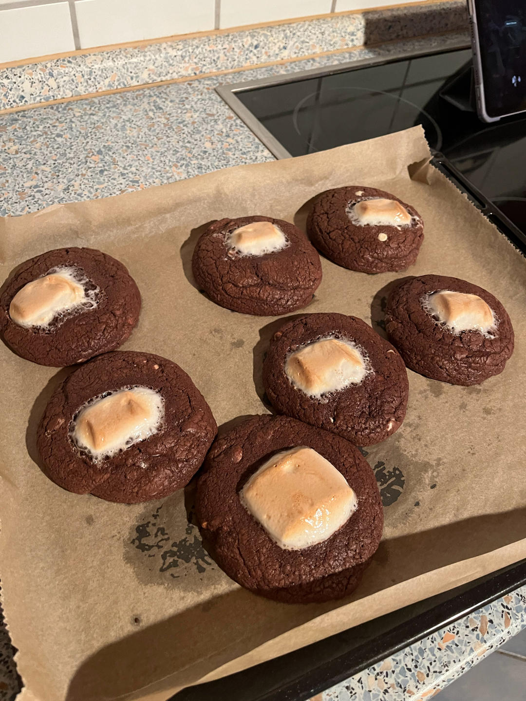 Double chocolate chip cookies