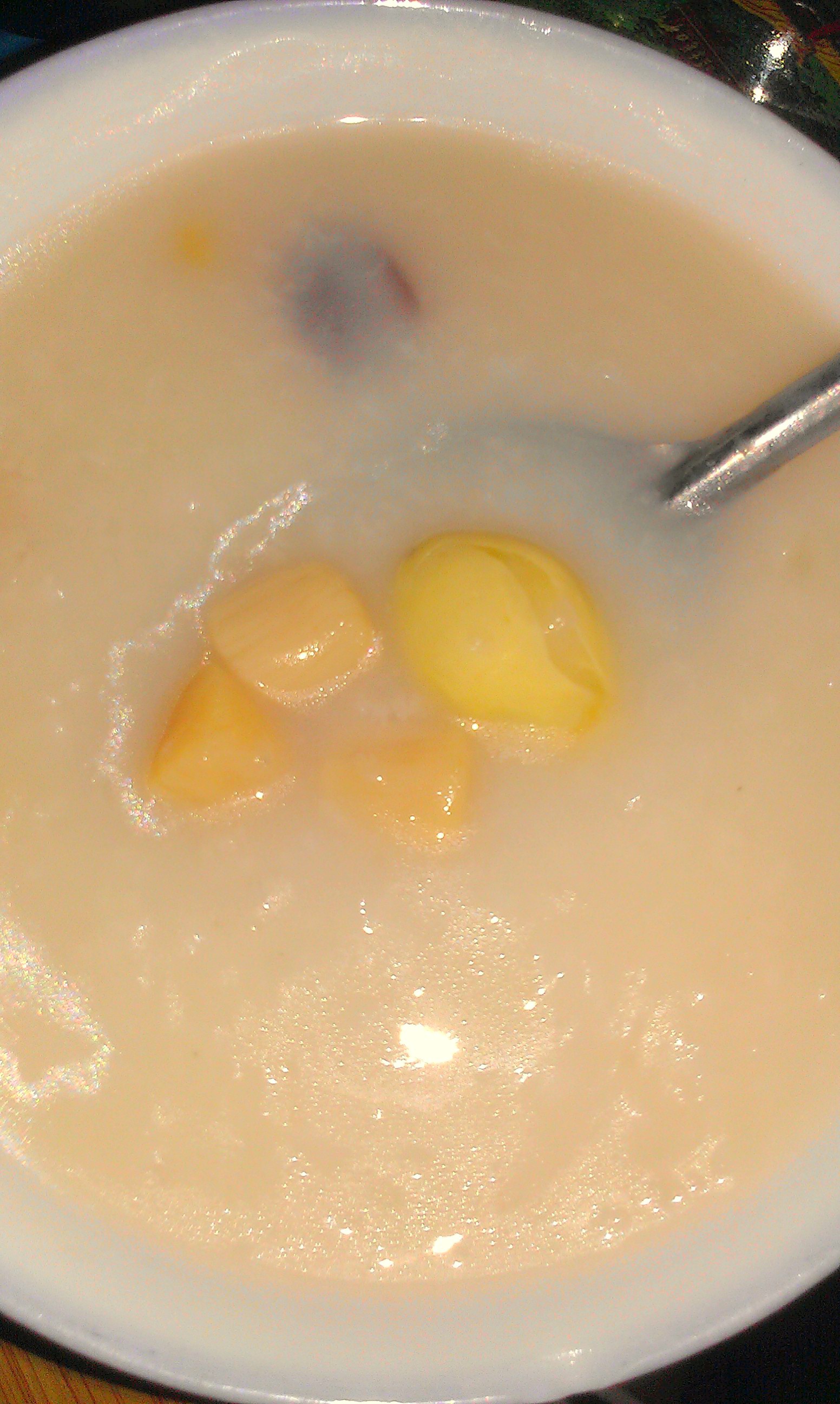 瑶柱白果腐竹粥