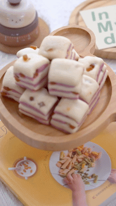 山楂紫薯牛奶小馒头【宝宝辅食】的做法 步骤11