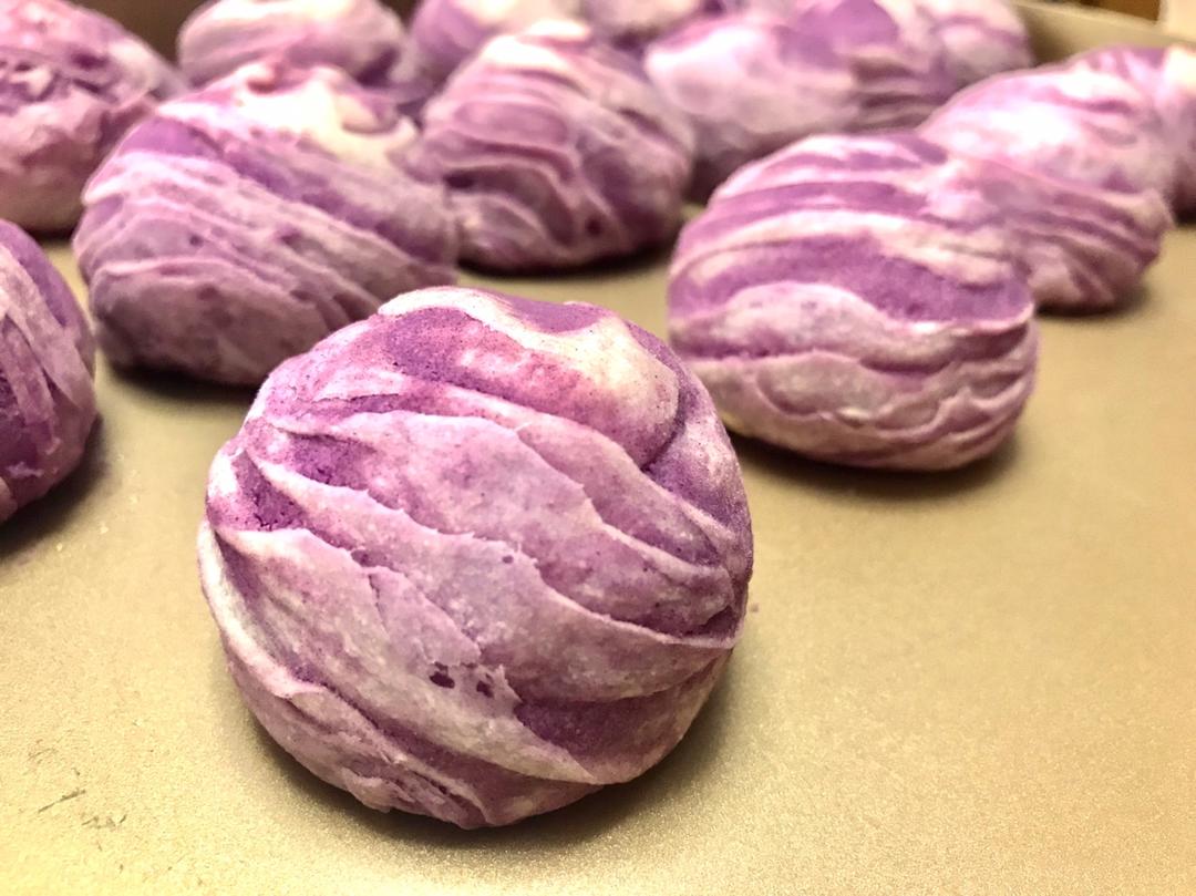 麻薯香芋酥/台湾大甲芋头酥(无猪油完美复刻2015.10修订各种抹茶酥、绿茶酥、蛋黄酥、紫薯酥通用哟）