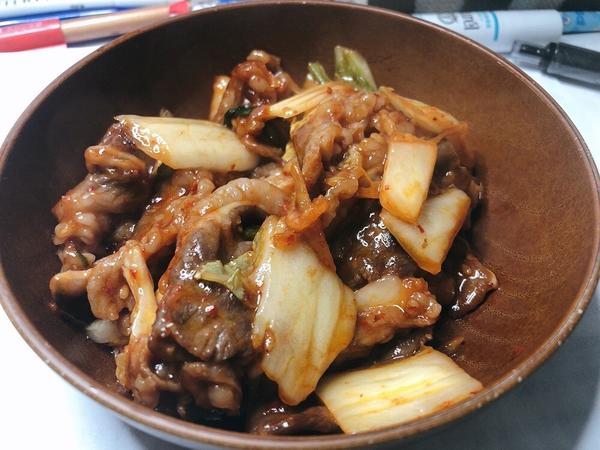 韩国泡菜牛肉