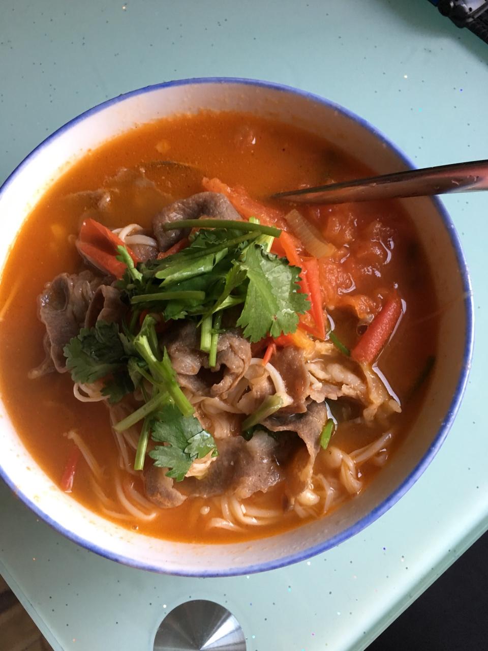 番茄肥牛金针菇