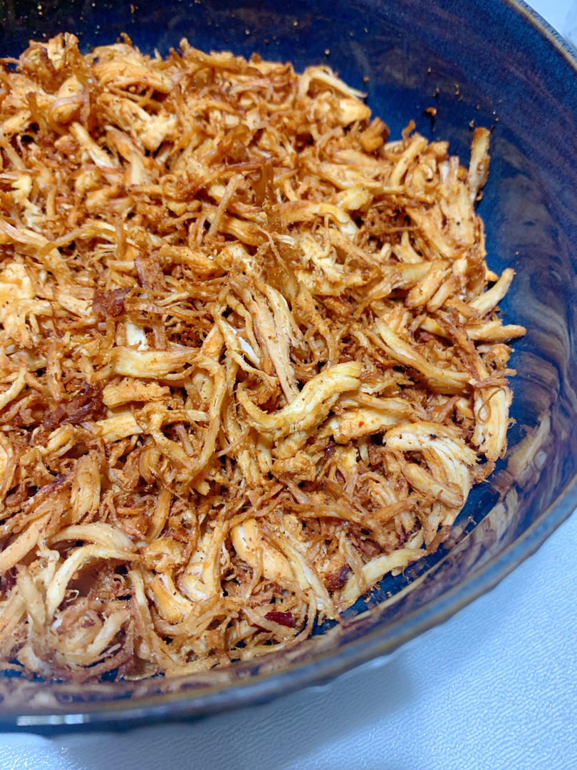 高蛋白鸡肉松(减脂适用无需烤箱)