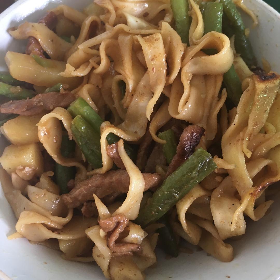 豆角焖面