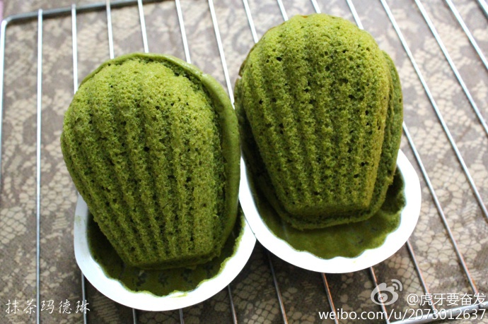 抹茶玛德琳蛋糕