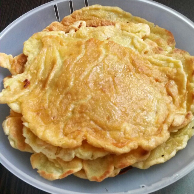 蛋香糯米饼