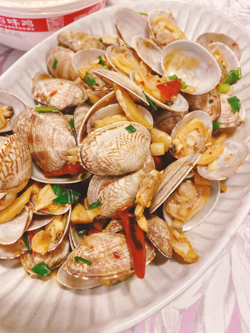 辣炒花蛤