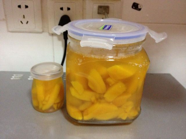 自制黄桃罐头