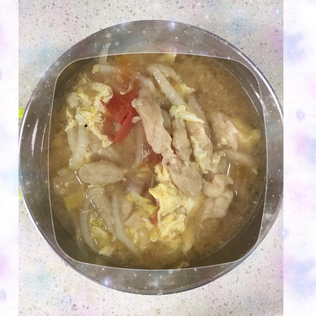 番茄鸡蛋疙瘩面