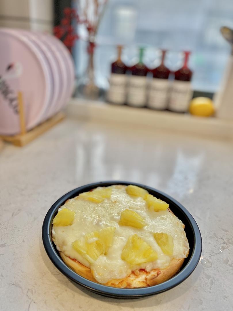 自制夏威夷披萨🍕菠萝披萨🍕菠萝芝士披萨🍕