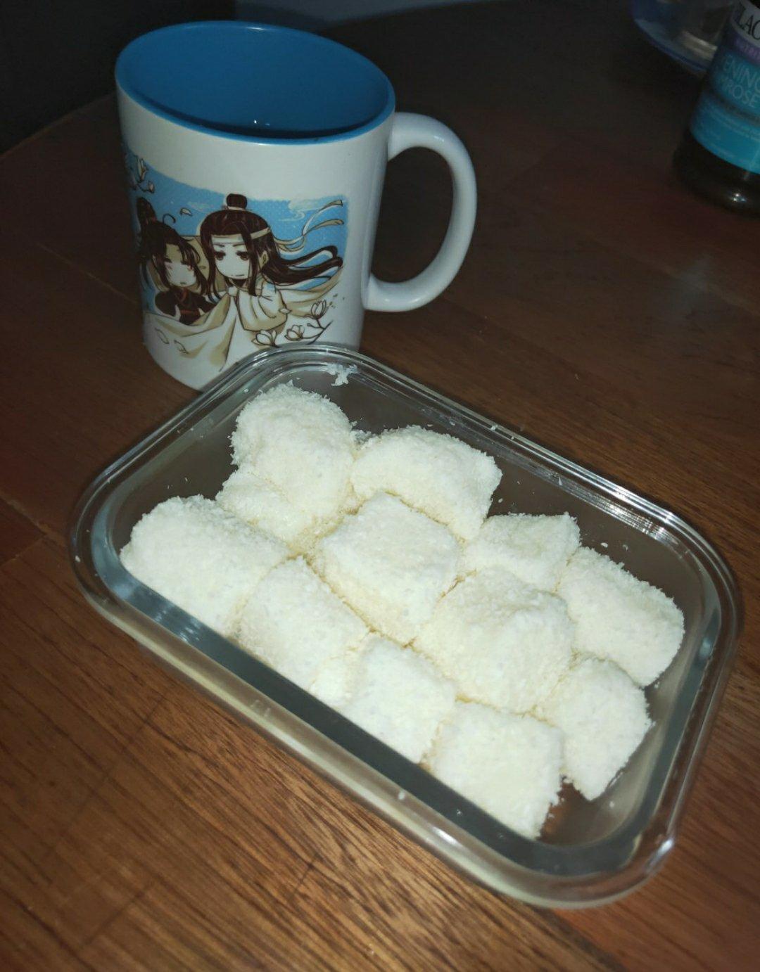 太棒啦！1个方子，做出2道口味一流的甜品！——椰奶小方&炸鲜奶