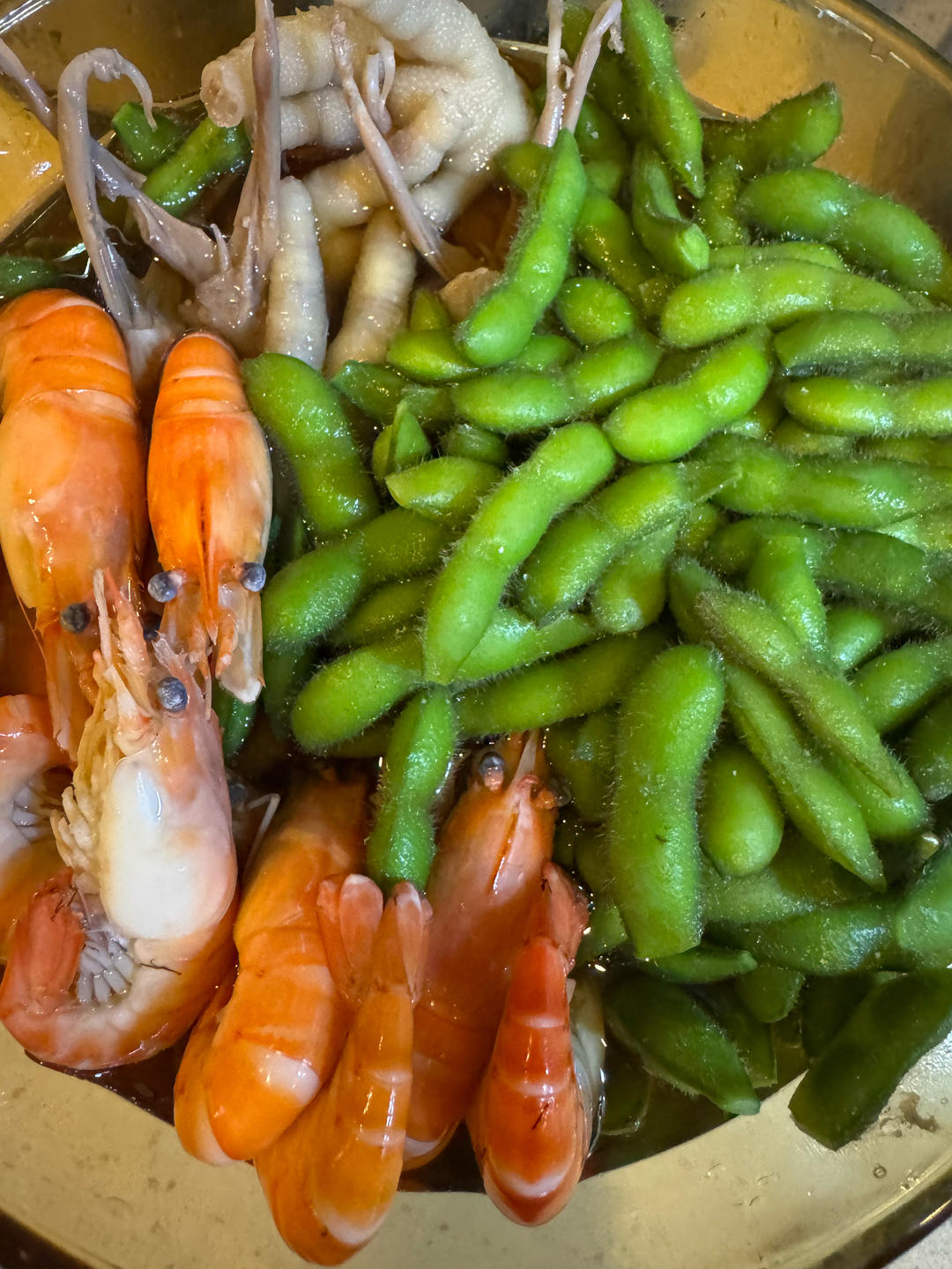 香糟一切：香糟虾+香糟鹅掌鸭信+香糟花毛【曼食慢语】