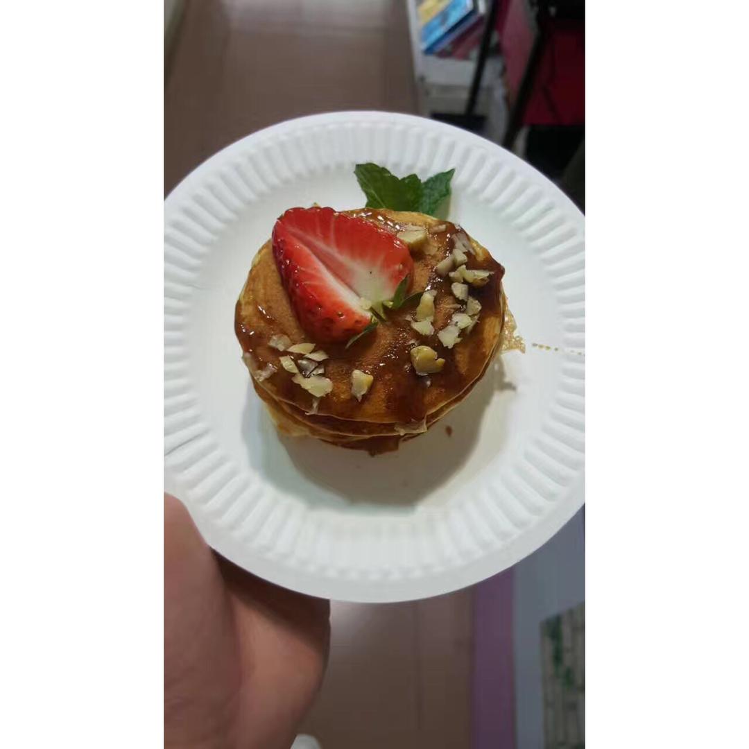 原味松饼Pancake。
