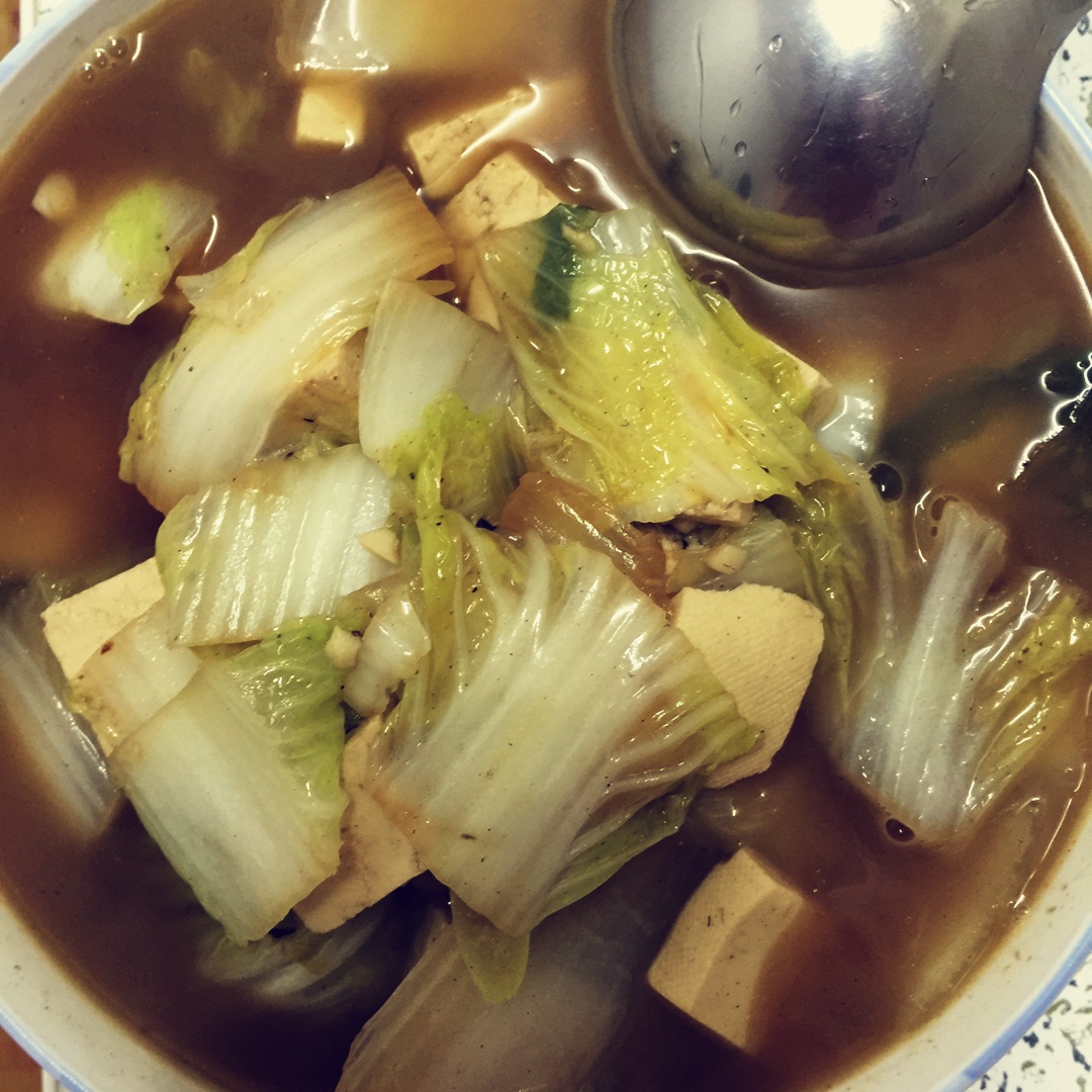 白菜炖豆腐