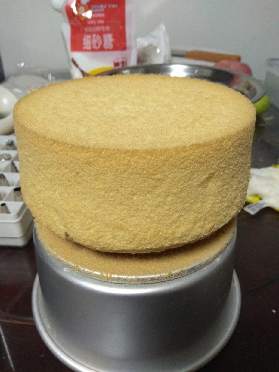 6寸原味戚风蛋糕