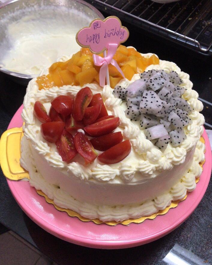 8寸水果生日蛋糕