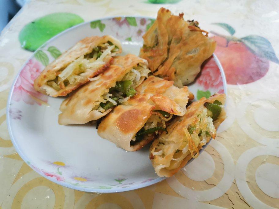 青椒土豆丝饼