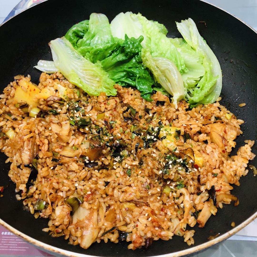 升级版辣白菜炒饭😭姜食堂同款🌟泡菜饭开出了p.o 斯密达
