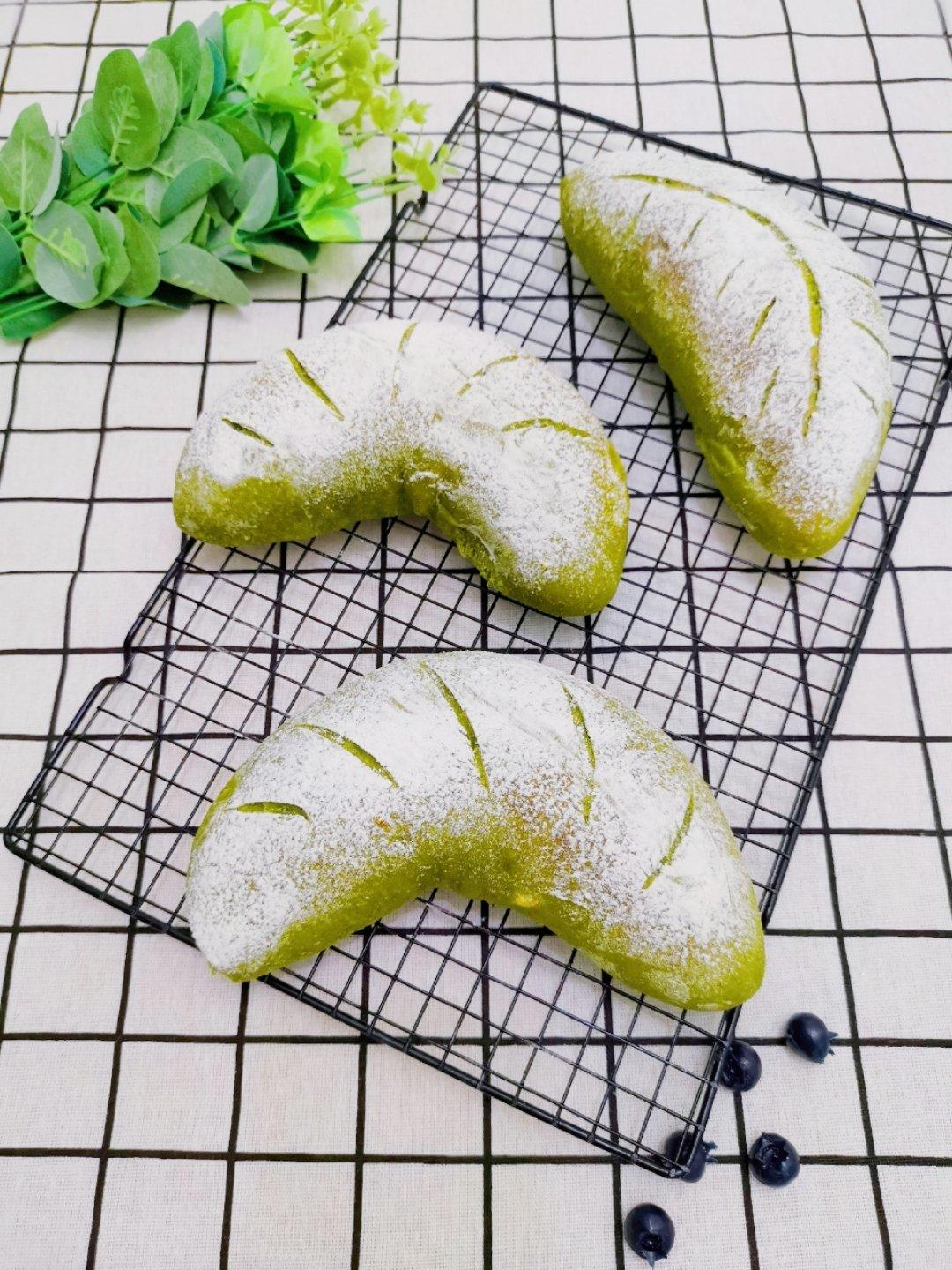 比原麦山丘还好吃的【抹茶麻薯古早味面包】肉松红豆沙