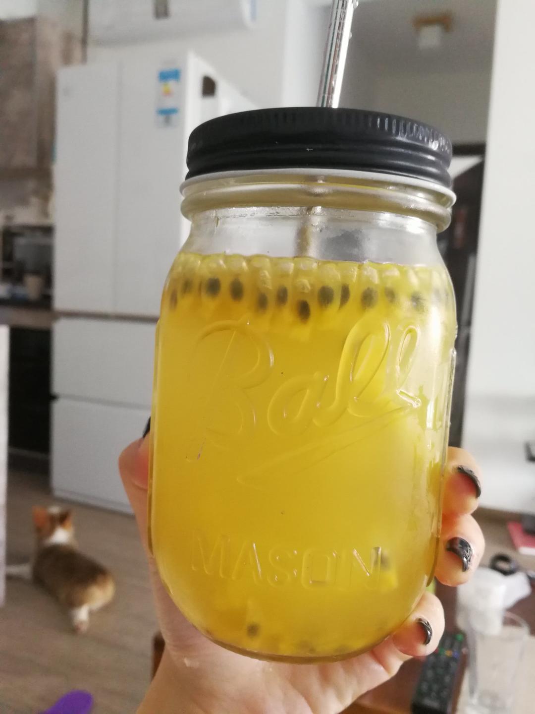 百香果蜂蜜柠檬茶