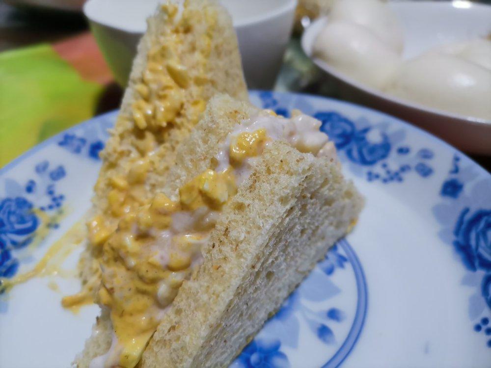 便利店同款❗️蛋黄酱三明治🥪❗️好吃哭～