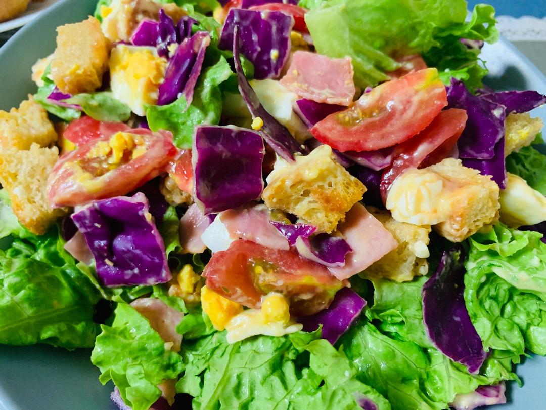 【丘比美食】凯撒沙拉