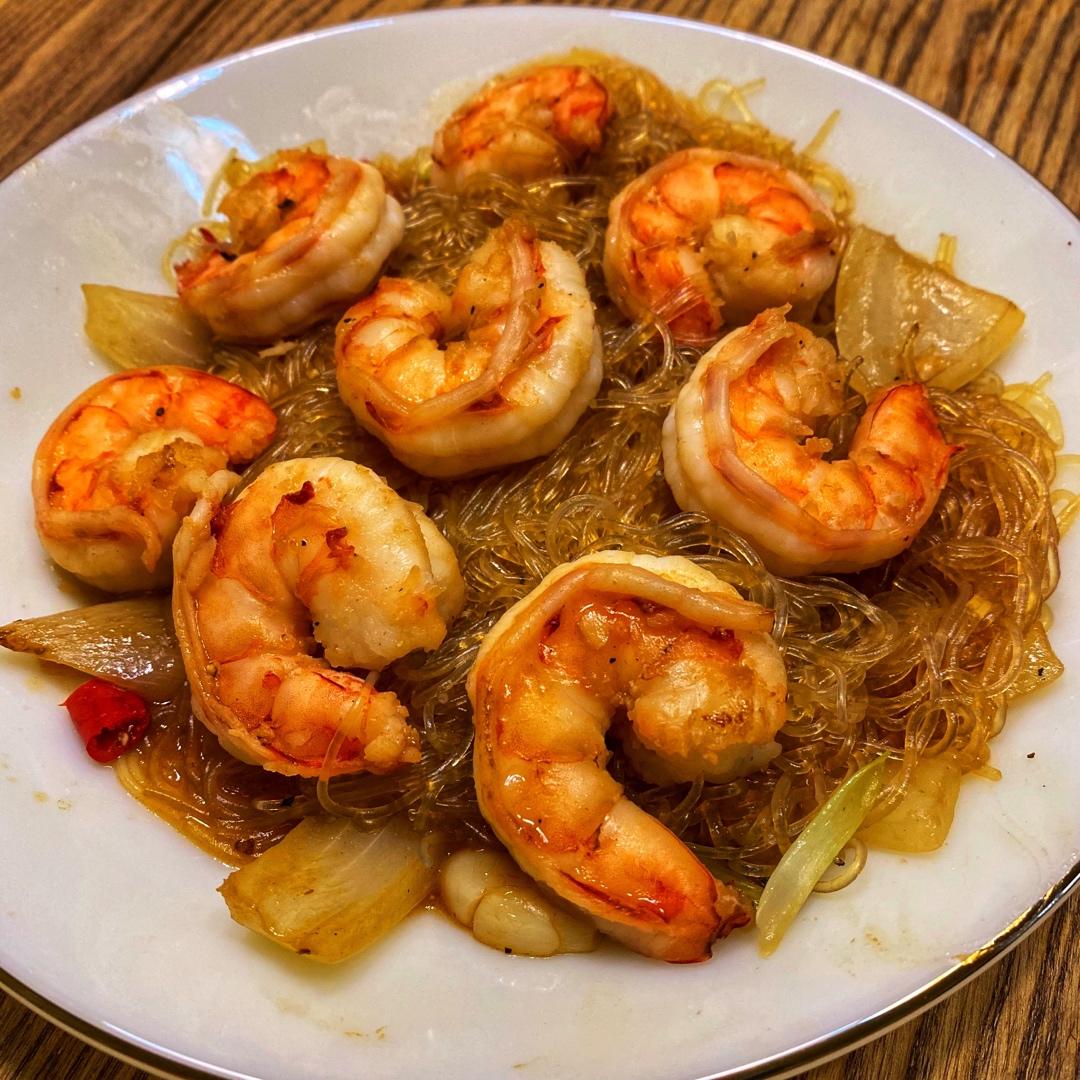 鲜虾粉丝煲