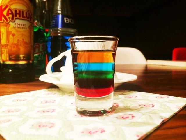 彩虹鸡尾酒的做法