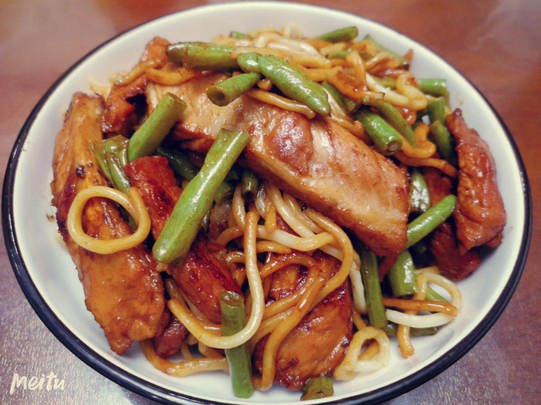 扁豆（四季豆）排骨闷面