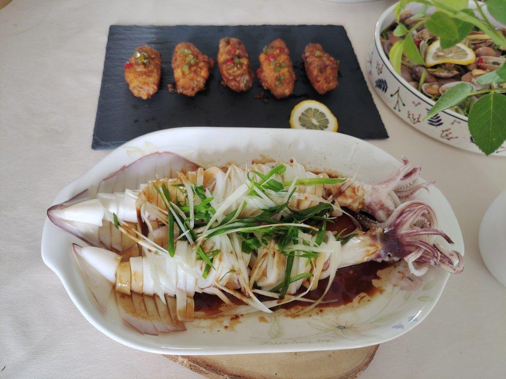 白灼鱿鱼（含葱丝切法） <302小厨房>