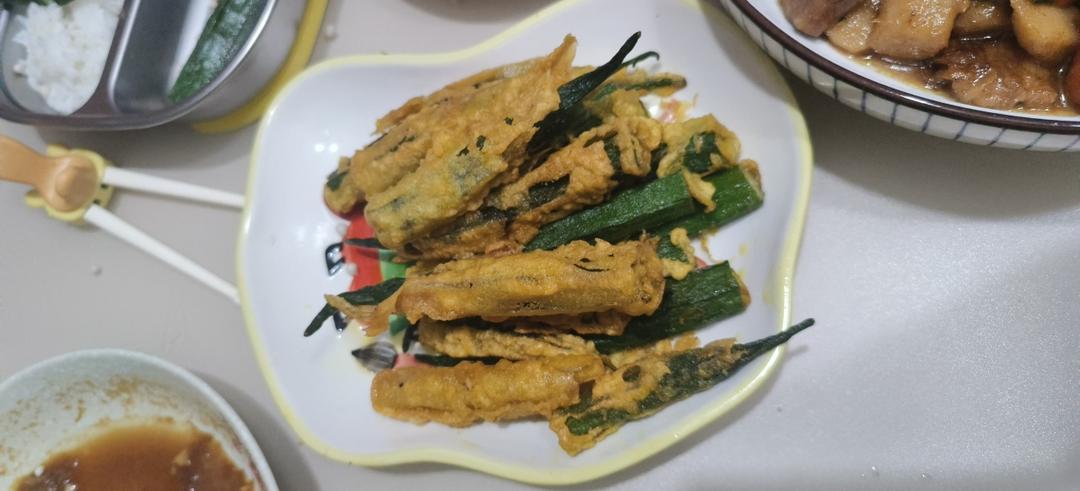 香炸秋葵