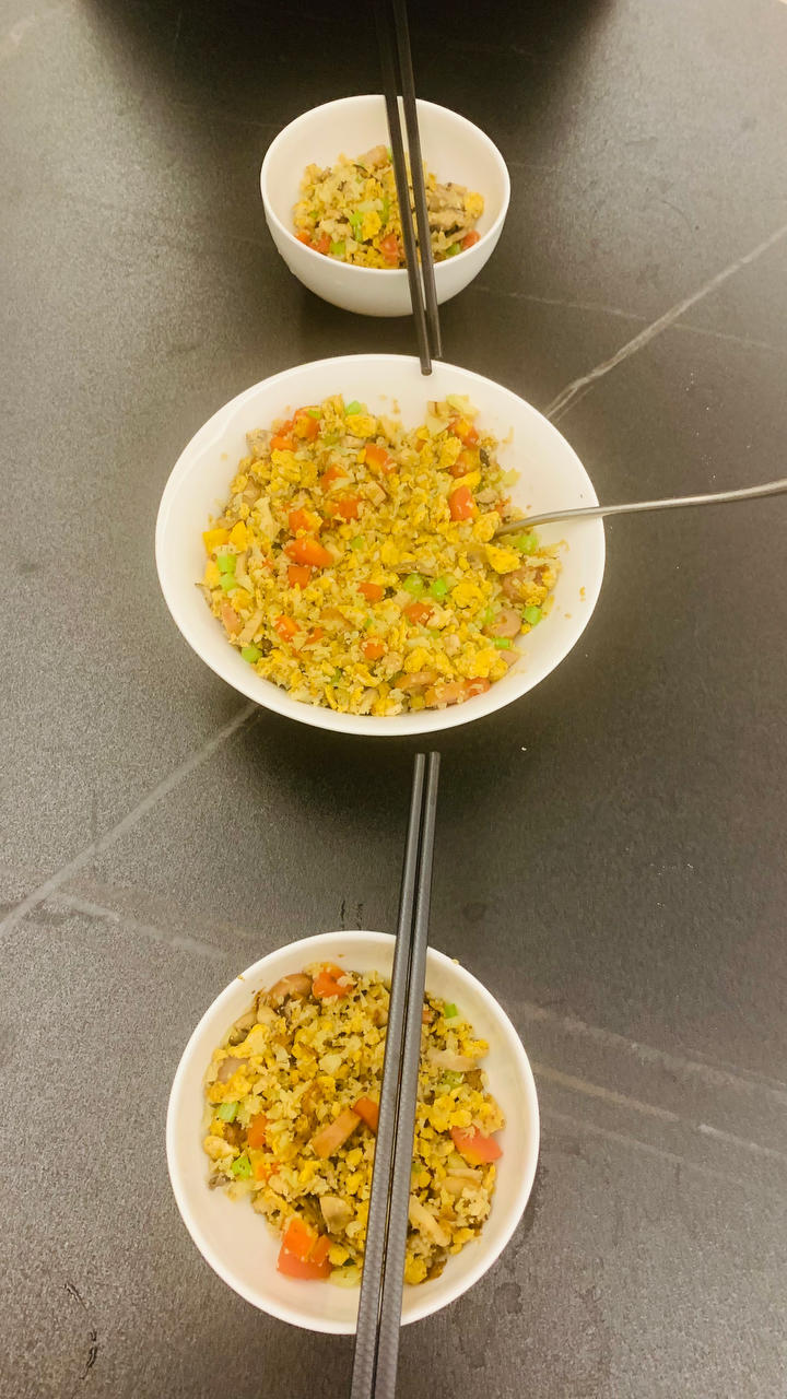 创意减脂餐：减脂花菜炒饭