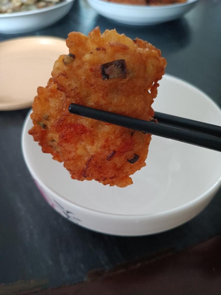 手工鲜虾饼的做法