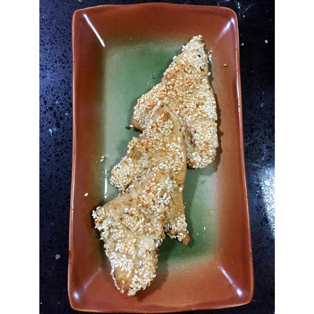 芝麻煎鸡胸