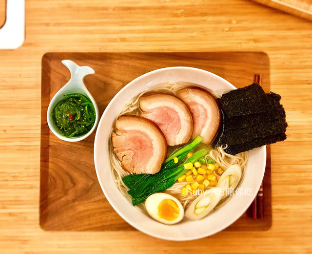 日式叉烧和拉面汤头的简单做法
