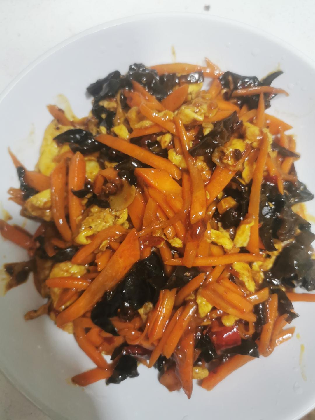 下饭菜鱼香鸡蛋