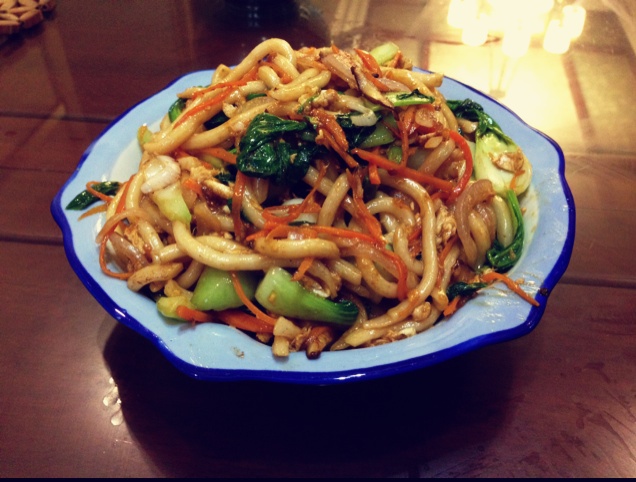 【什锦炒乌冬面图片】here_cake_下厨房