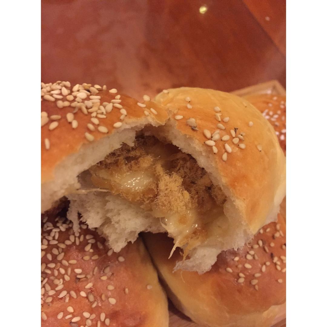 肉松沙拉酱面包（65度汤种）