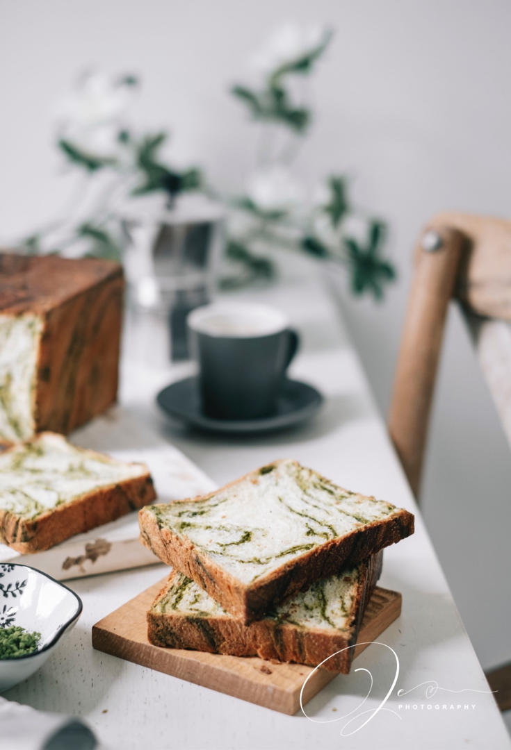 抹茶大理石吐司（中种法）