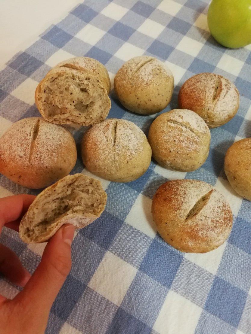 免揉基础小欧包 No knead basic bread