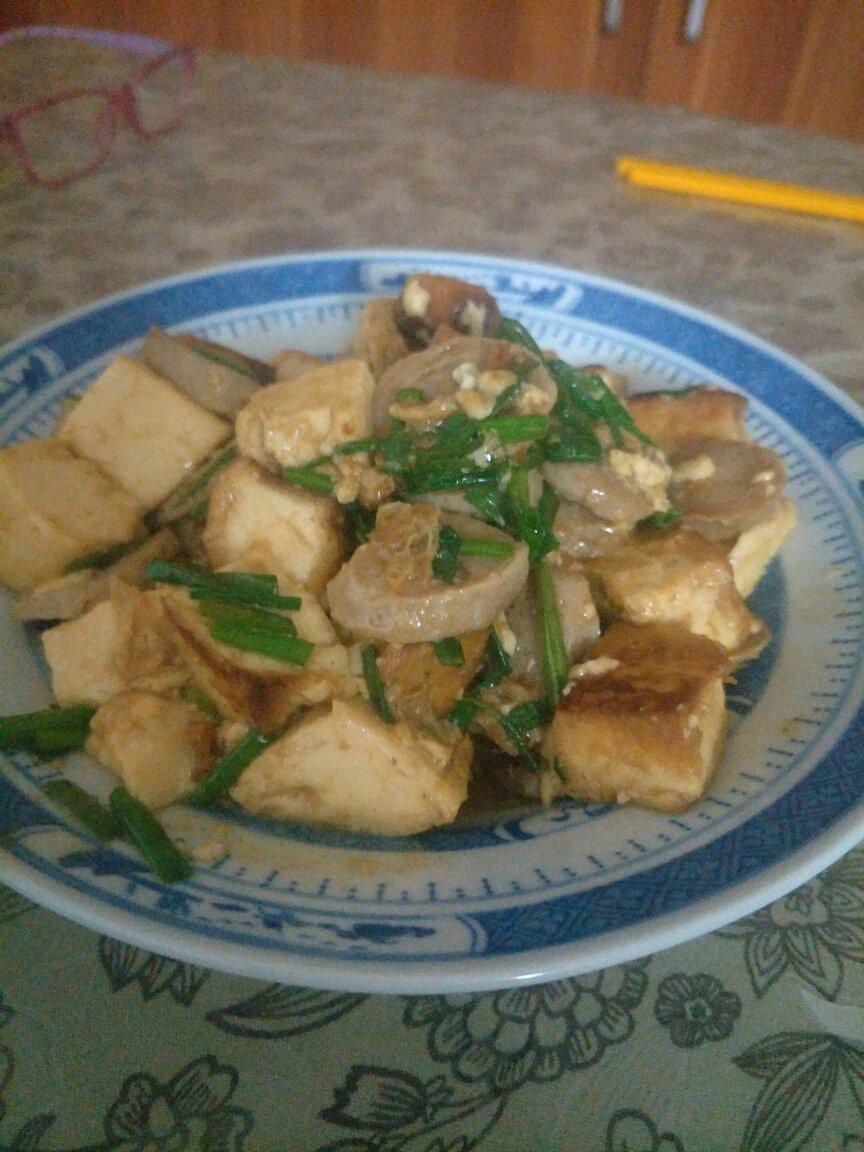 水豆腐炒肉