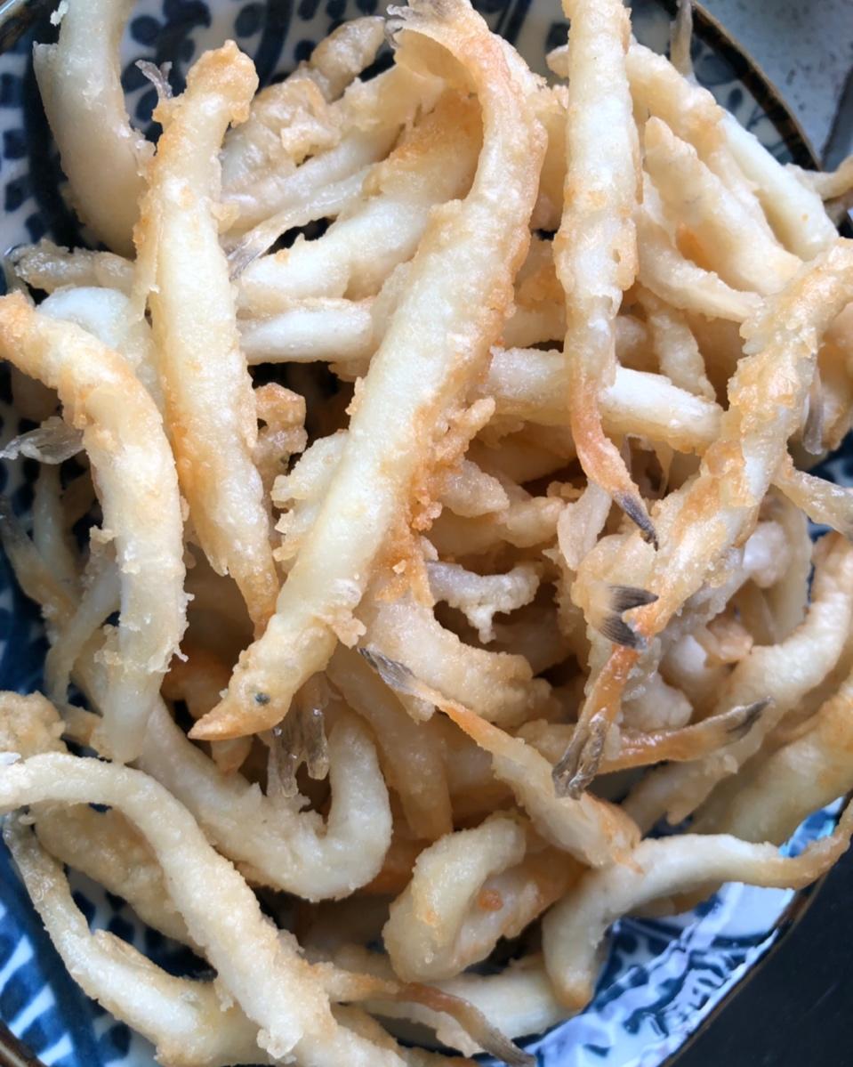 香煎银鱼
