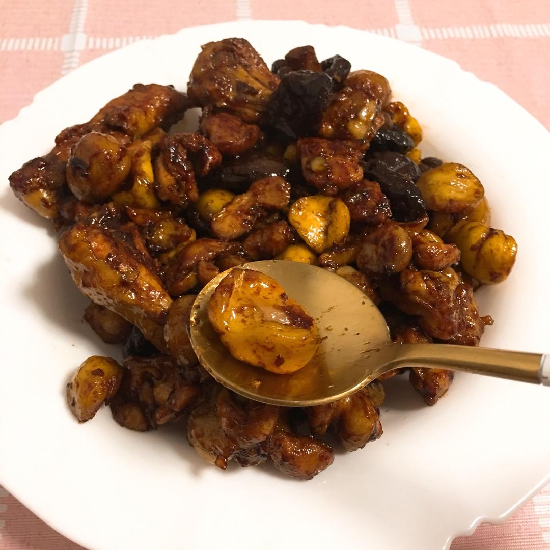 超好吃的板栗烧鸡