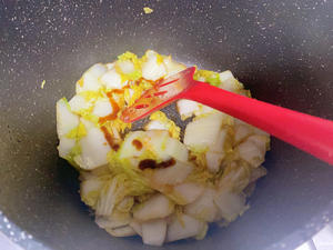 白菜炖粉条（无肉）的做法 步骤2
