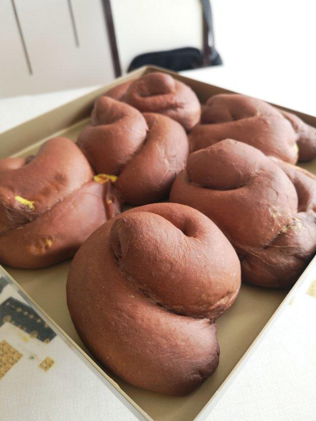 手机用户3399_3c87做的便便面包- 巧克力香蕉奶酪软欧