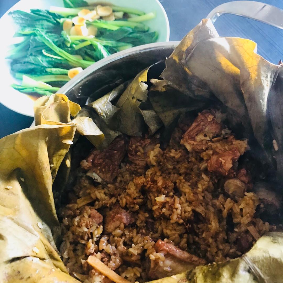 荷叶糯米排骨