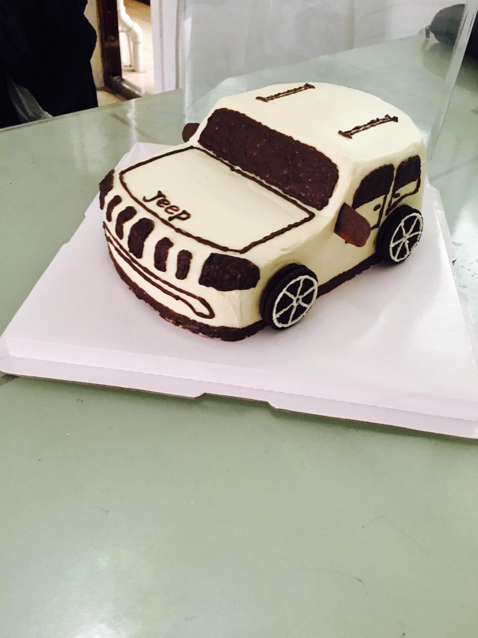 最潮的Jeep car cake汽车蛋糕