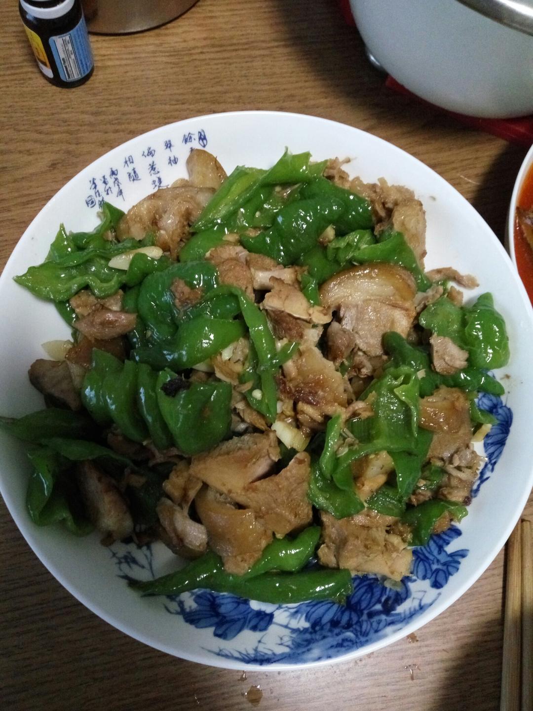 青椒炒肉丝