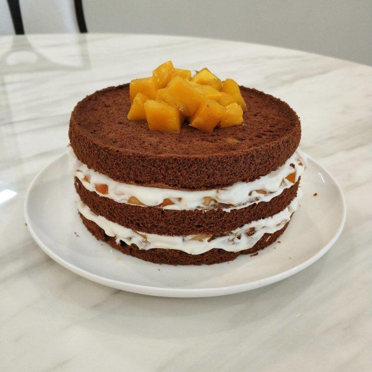 不消泡的巧克力戚风