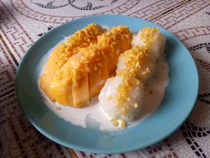 泰式芒果糯米饭的做法 步骤8